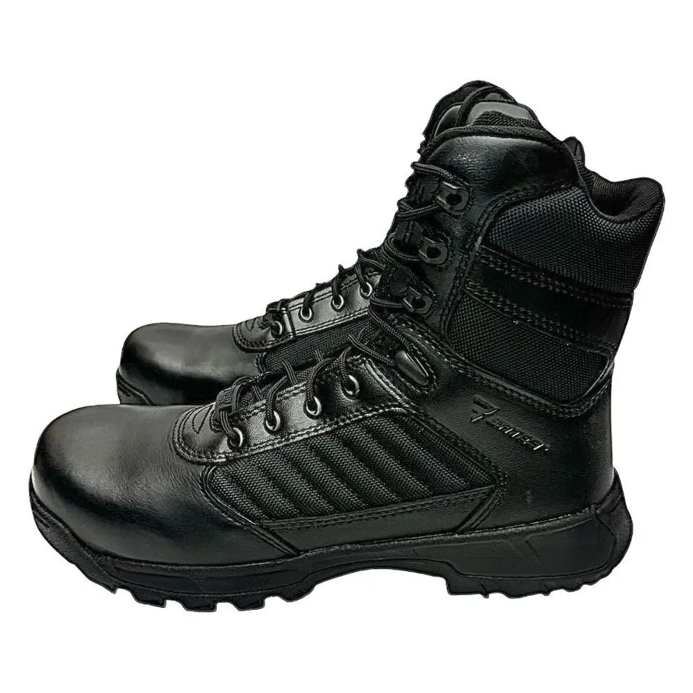 BATES Men's Tactical Boots Lightweight Composite Toe High Top Side Zip Size 10 M